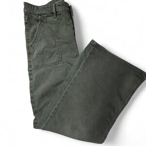 American Eagle Green wide leg pants